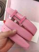 AAA Hermes Reversible Ladies' Belt For Sale - Pink On Steel H Buckle (3)_th.jpg